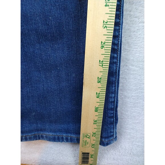 Eddie Bauer Flannel Lined Jeans Men's 36x34 Blue Denim Straight  Fit Medium Wash - Picture 4 of 16